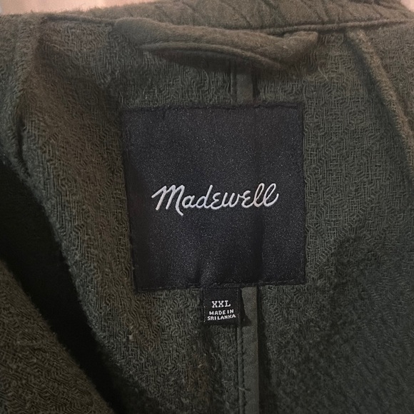 Madewell Olive Green Blazer - Picture 3 of 4